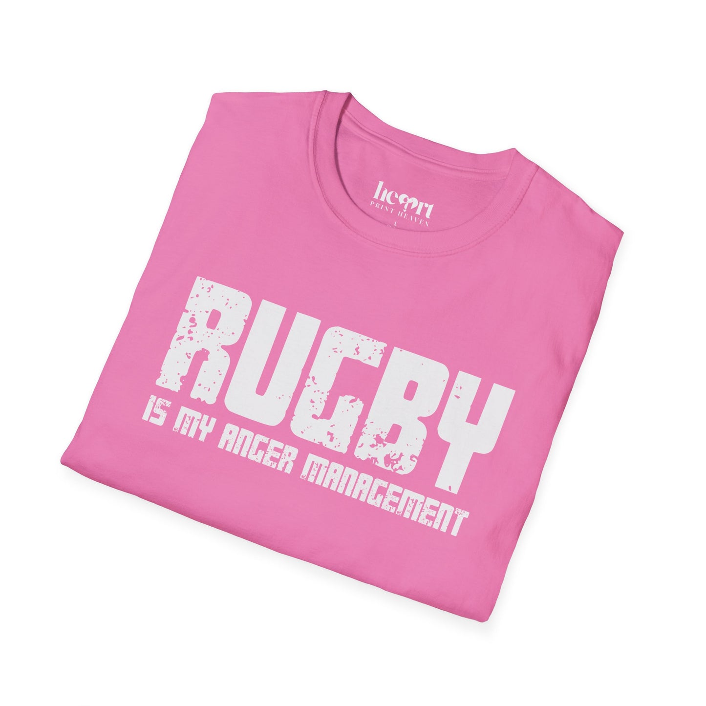 Rugby Is My Anger Management T-Shirt – Funny Rugby Lover's Tee 🏉😂