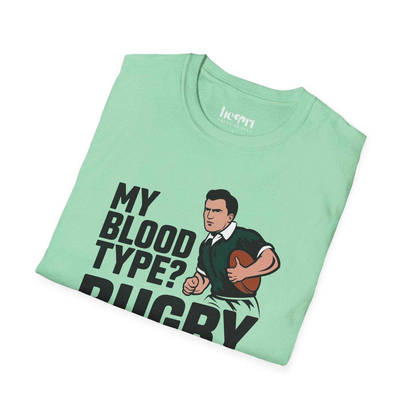 My Blood Type? Rugby Positive T-Shirt 🏉 | Funny Rugby Enthusiast Tee