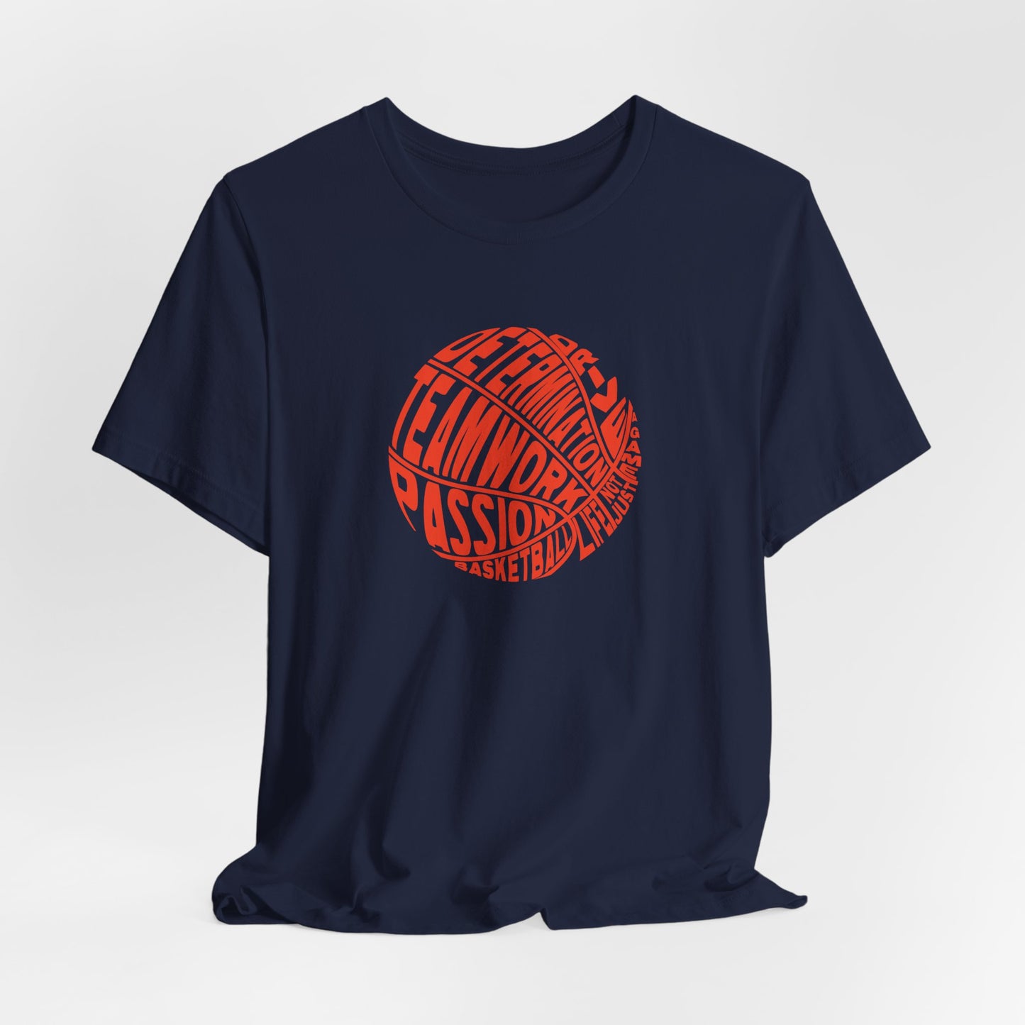 Kld-Basketball-Life Lettering Basketball T-shirt