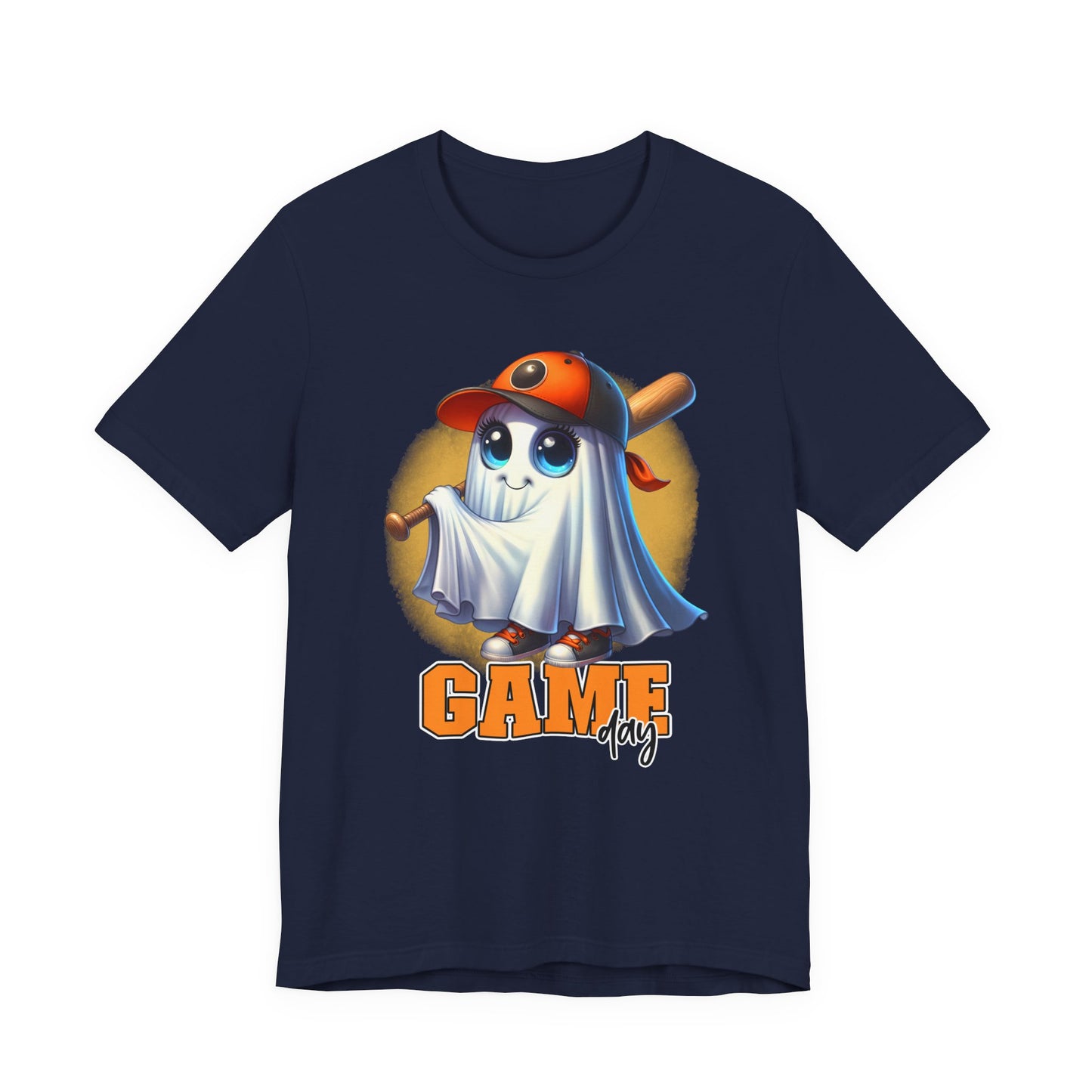 Game Day Cute Baby Ghost Baseball T-shirt