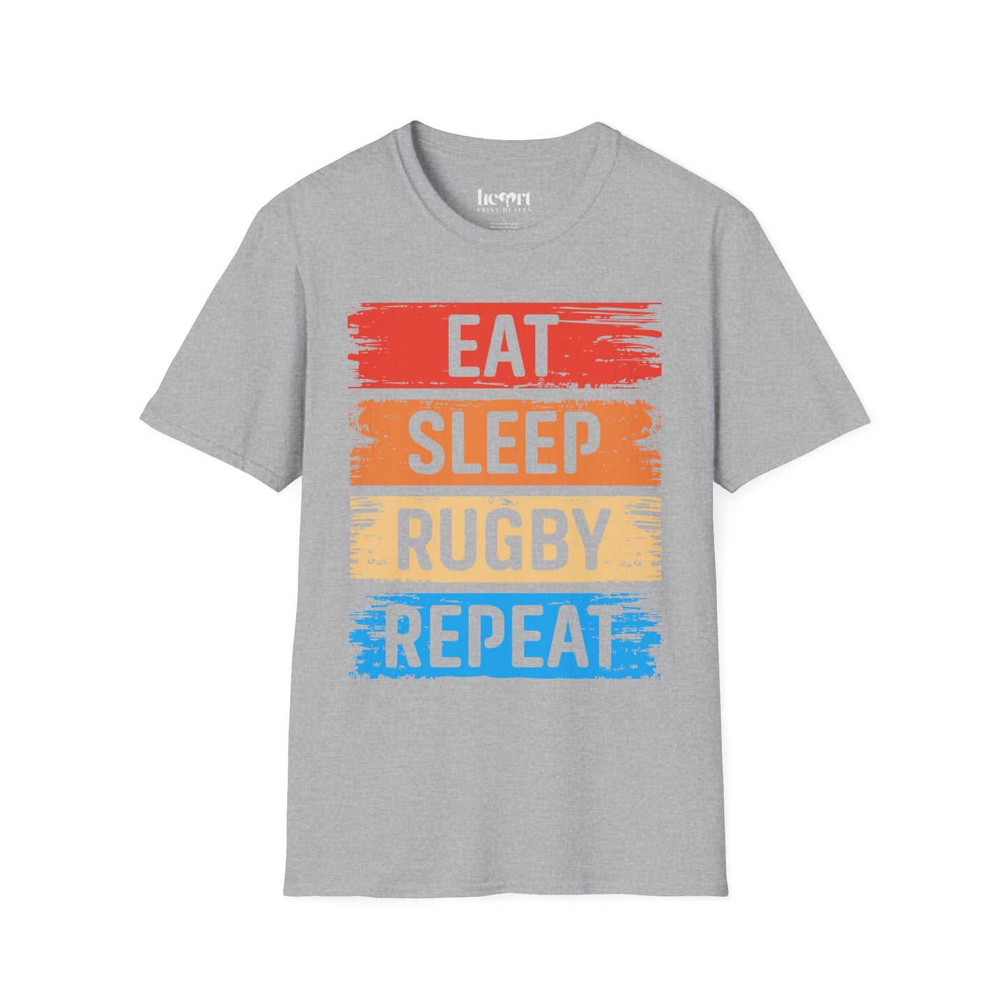 Eat Sleep Rugby Repeat T-Shirt 🏉 | Funny Rugby Gift for Players & Fans