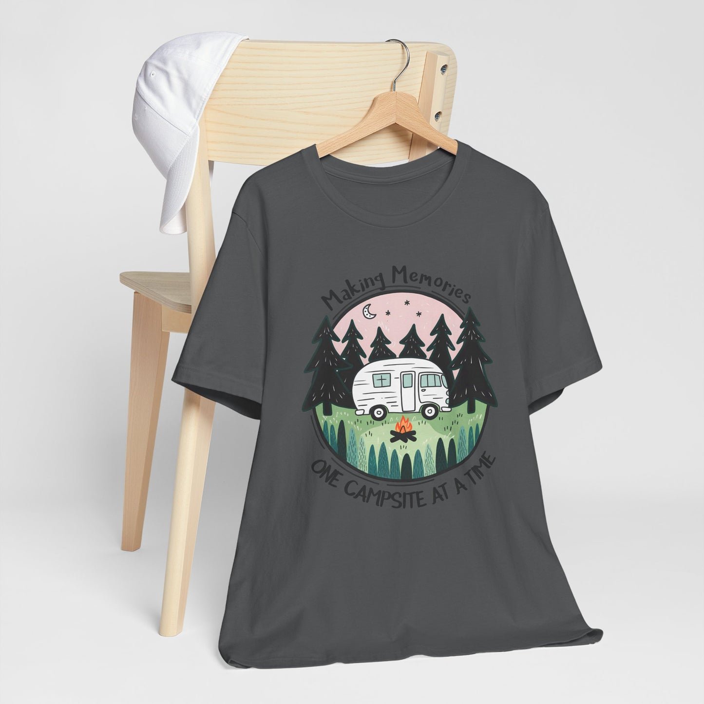 Making Memories One Campsite at a Time – Retro RV Camping Shirt
