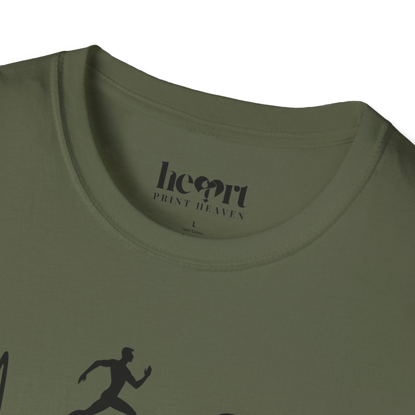 Runner’s Heartbeat T-Shirt – Running Enthusiast Shirt for Marathon & Fitness Lovers