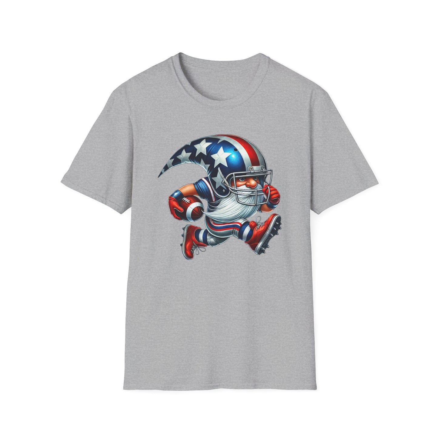 American Flag Gnome Football T‑Shirt – Unisex Fit