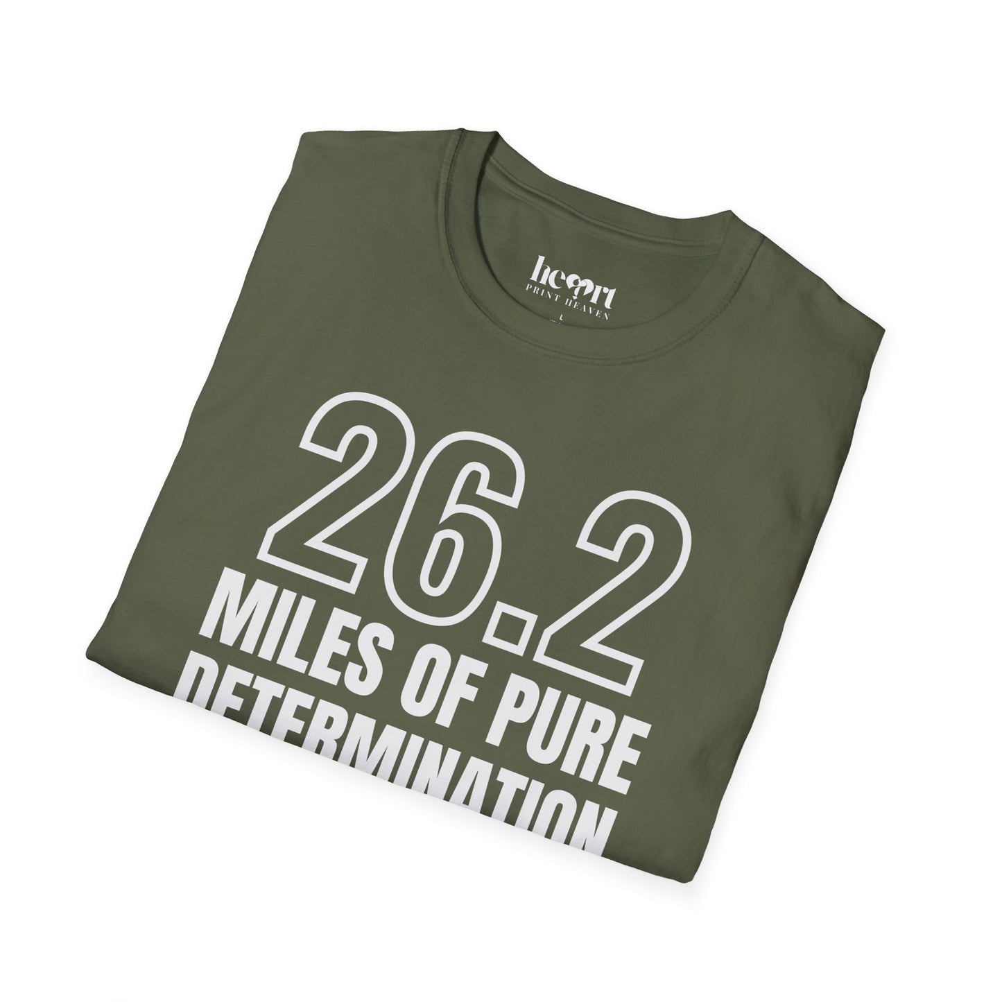 26.2 Miles of Pure Determination And Snacks – Funny Marathon Running T-Shirt