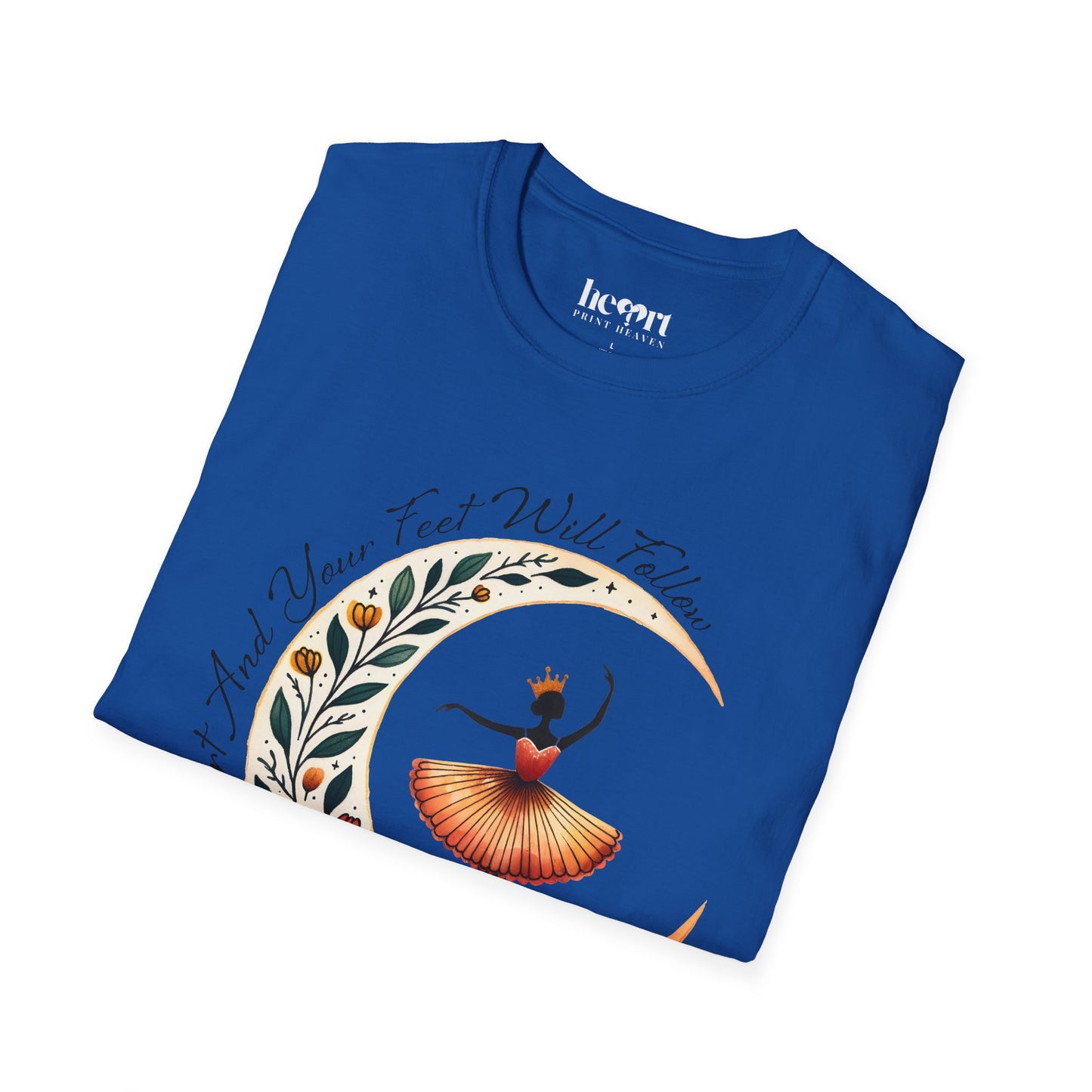 Inspirational 'Dance with Your Heart' T-Shirt – Motivational Dance Apparel for Enthusiasts 💃