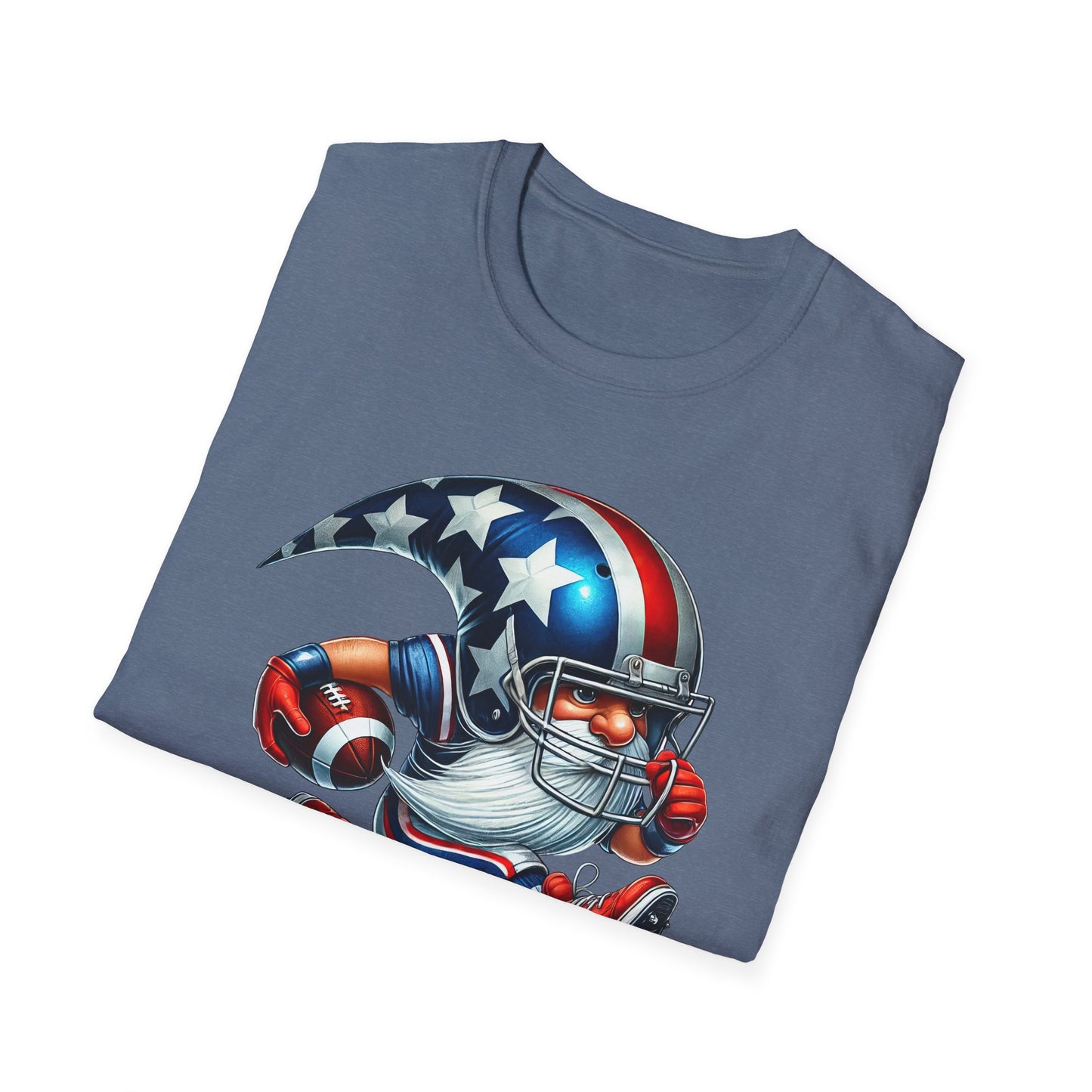 American Flag Gnome Football T‑Shirt – Unisex Fit