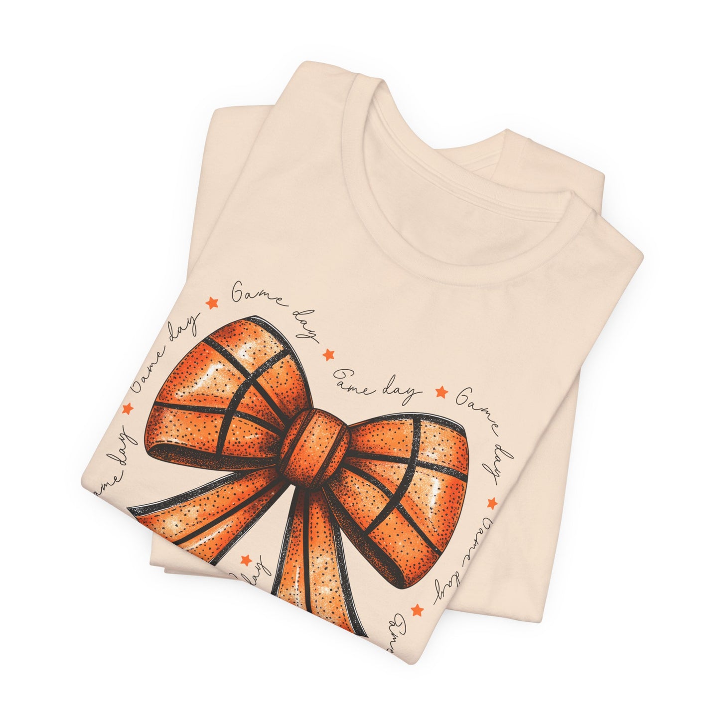 Game Day Bow Basketball T-shirt