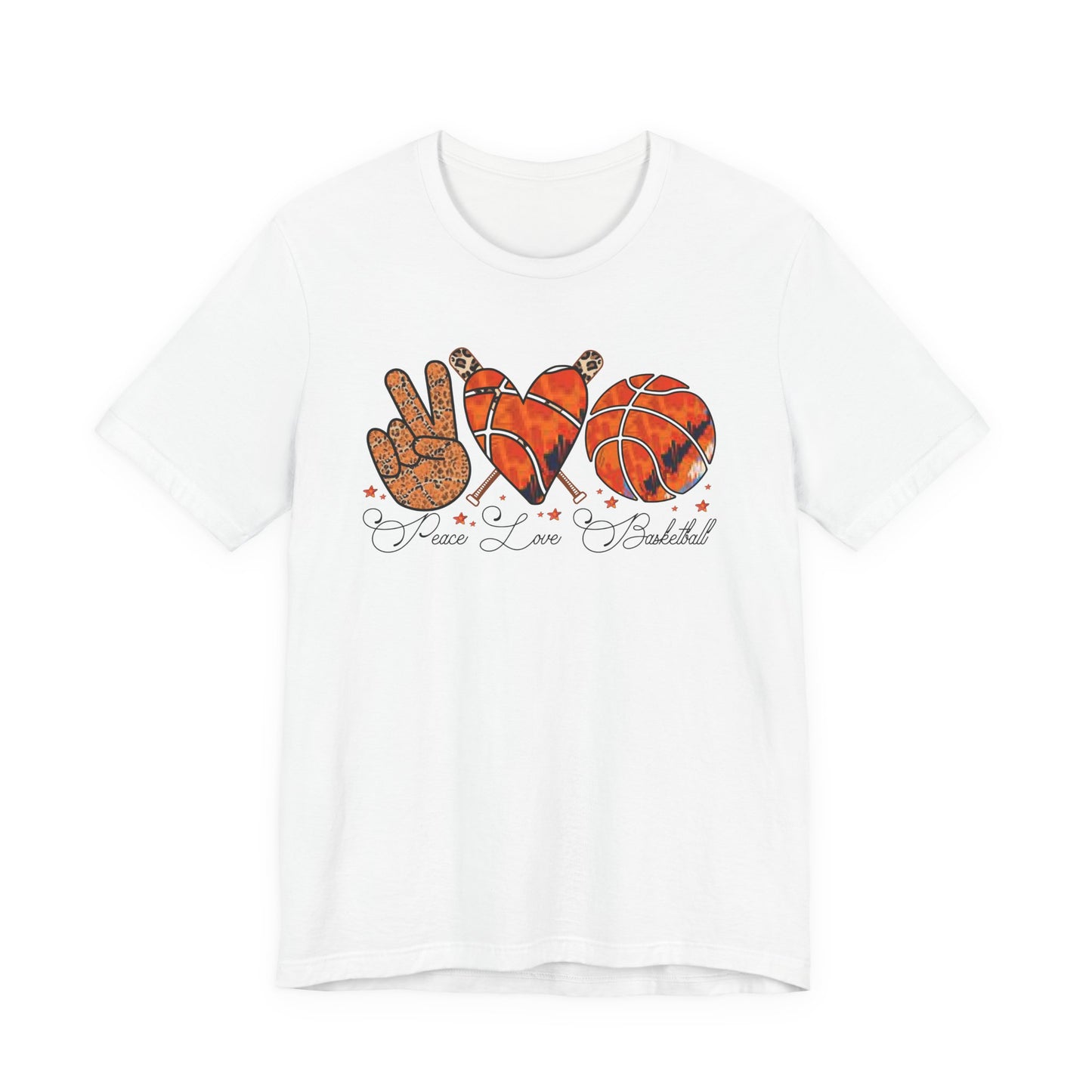 Peace, Love, Basketball T-shirt