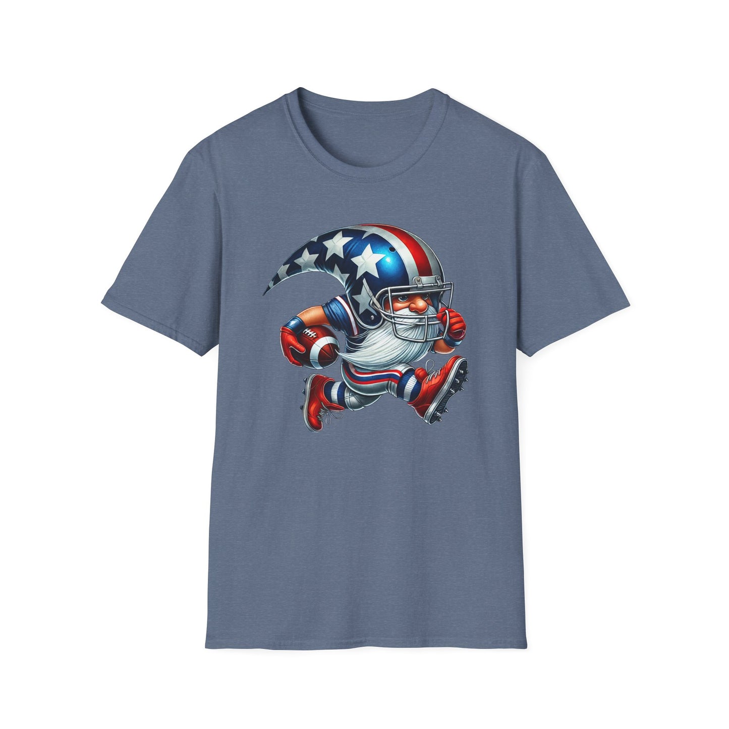 American Flag Gnome Football T‑Shirt – Unisex Fit