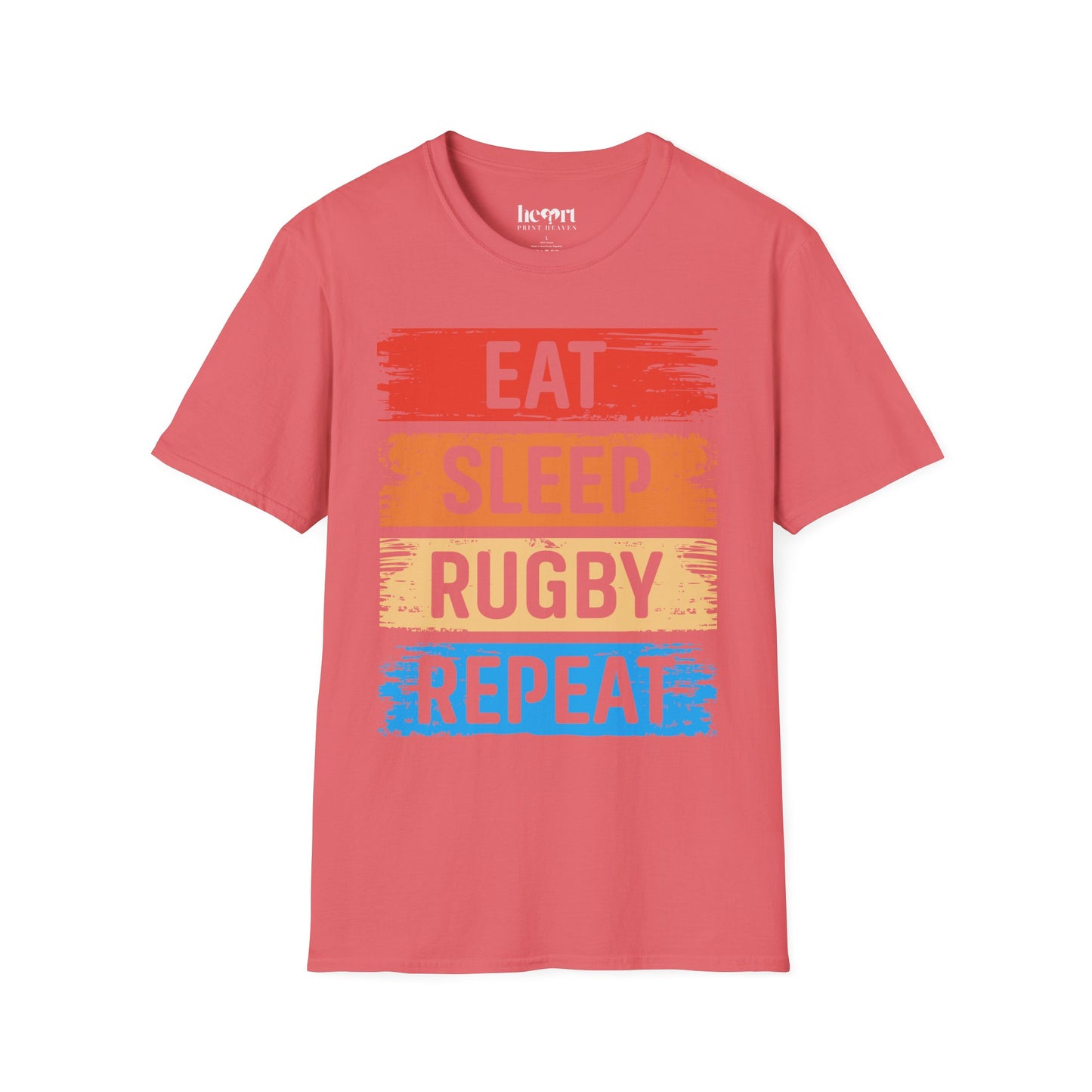 Eat Sleep Rugby Repeat T-Shirt 🏉 | Funny Rugby Gift for Players & Fans