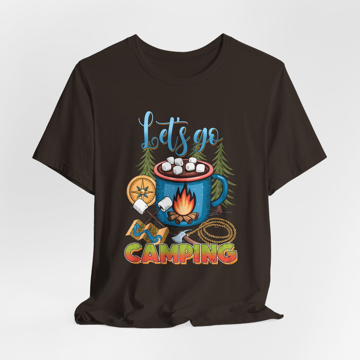Let’s Go Camping Campfire T-Shirt