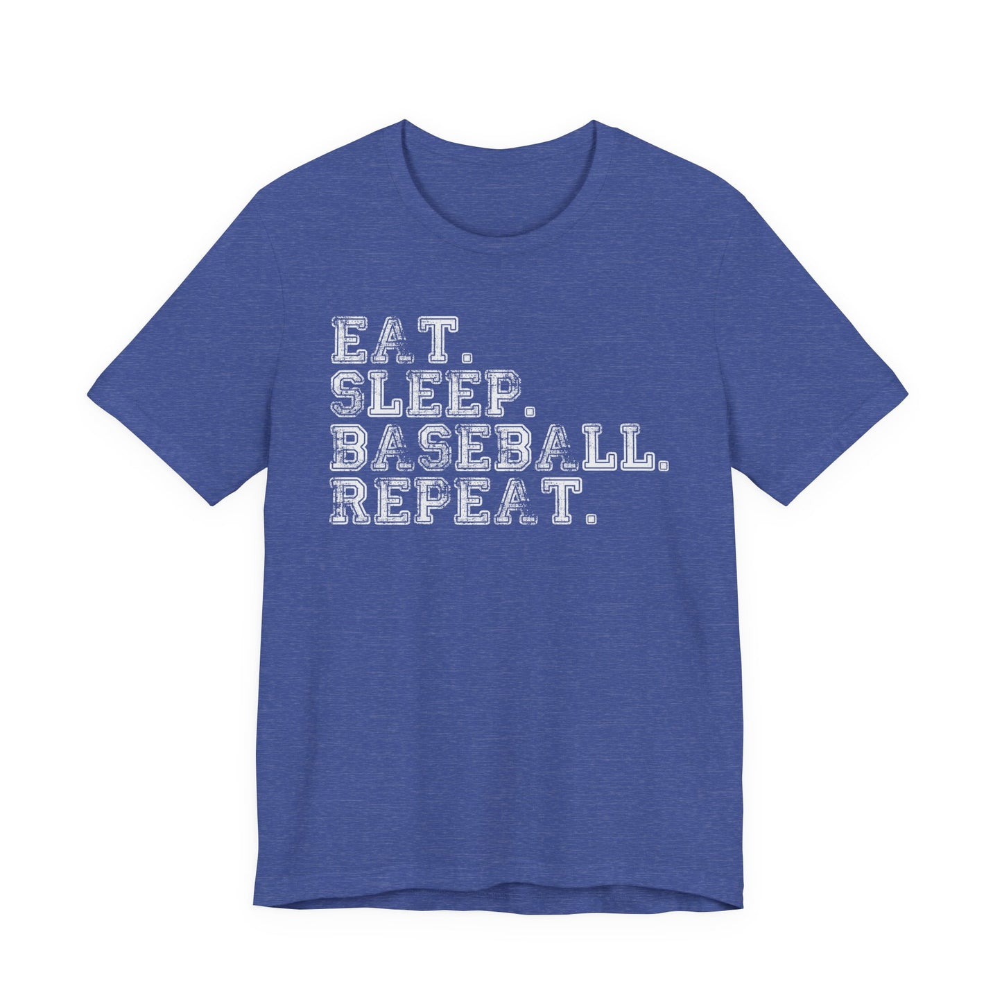 EAT SLEEP BASEBALL REPEAT Baseball T-shirt