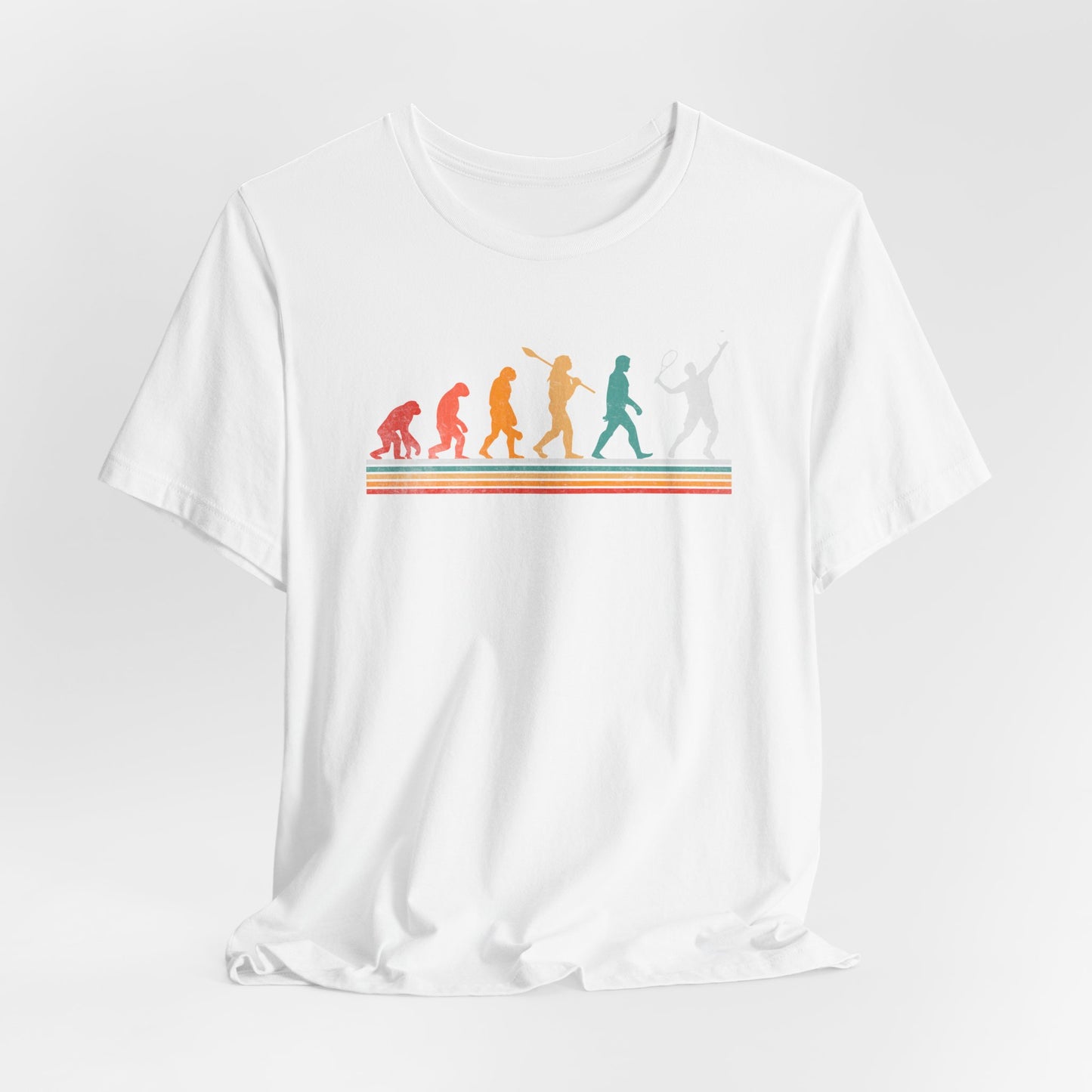 Evolution -Playing-Tennis-T-Shirt
