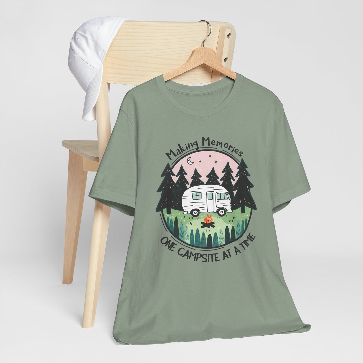 Making Memories One Campsite at a Time – Retro RV Camping Shirt