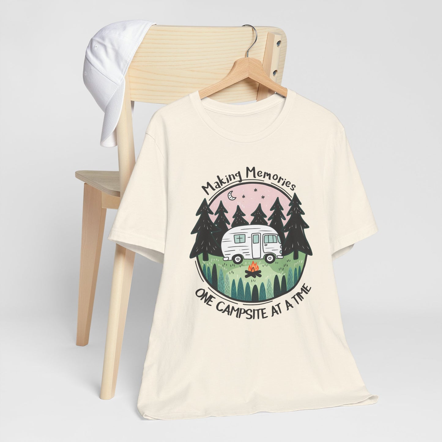 Making Memories One Campsite at a Time – Retro RV Camping Shirt