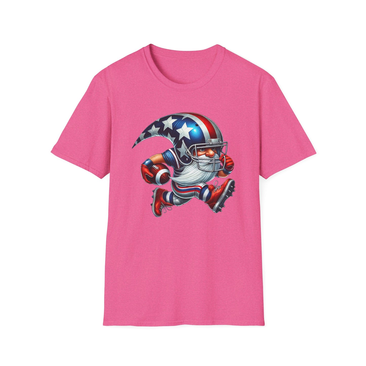 American Flag Gnome Football T‑Shirt – Unisex Fit