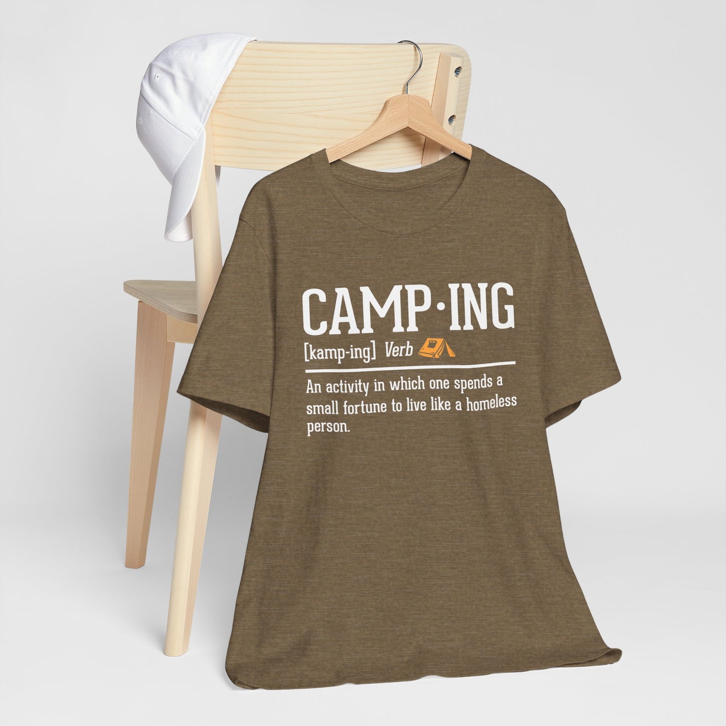 Funny Camping Definition Shirt – Sarcastic Outdoor Tee
