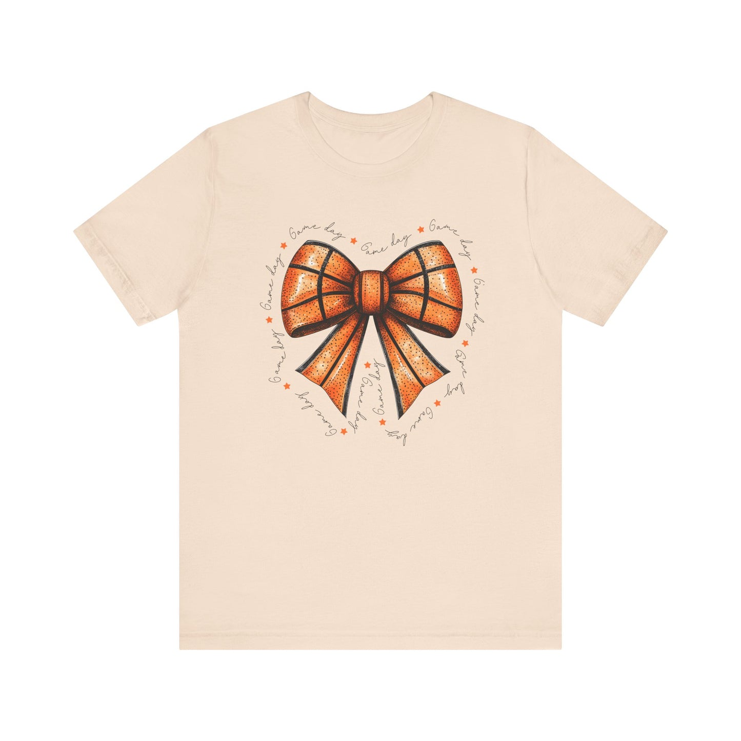 Game Day Bow Basketball T-shirt