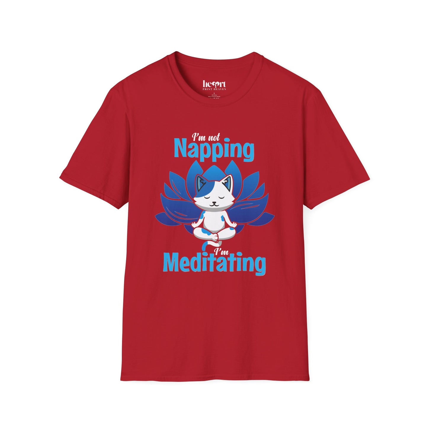 I'm Not Napping, I'm Meditating – Funny Mindfulness T-Shirt 🧘♂️✨
