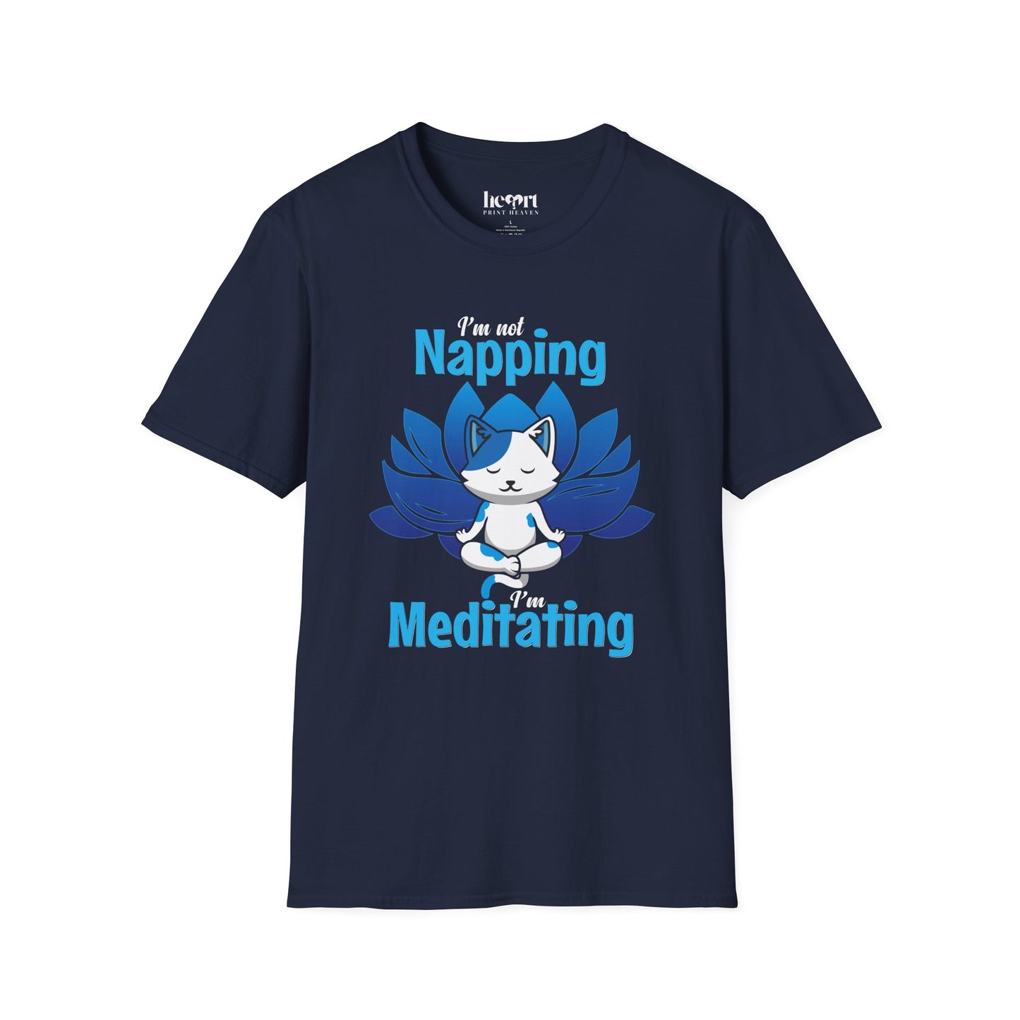 I'm Not Napping, I'm Meditating – Funny Mindfulness T-Shirt 🧘♂️✨