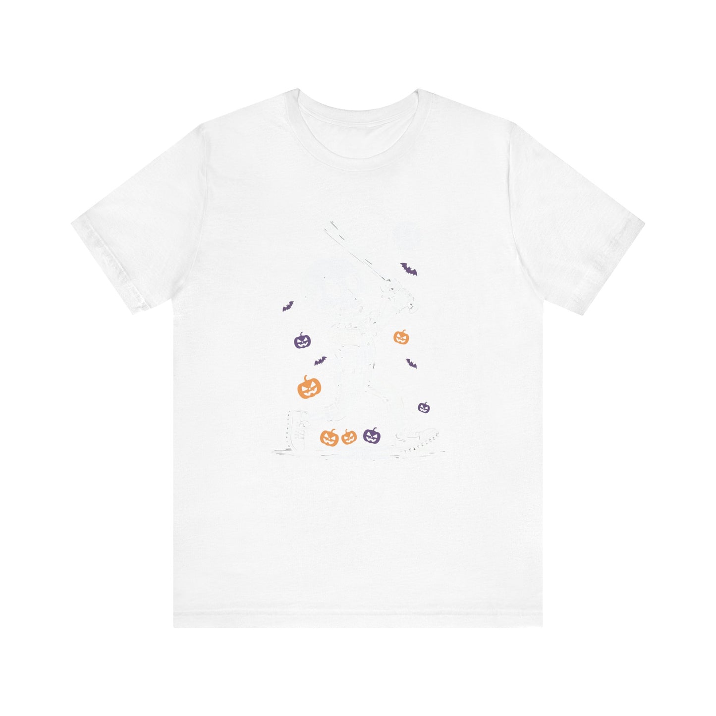 Skeleton Halloween Baseball T-shirt
