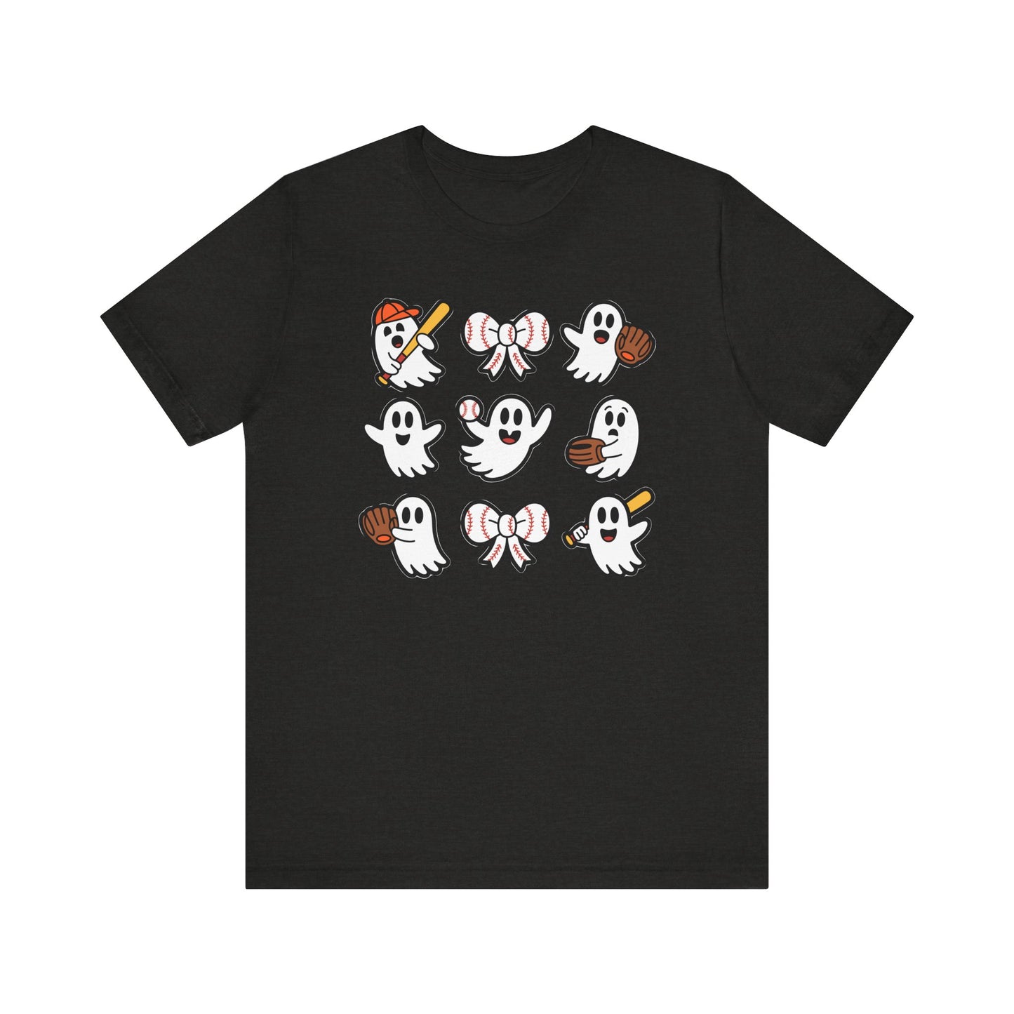 Cute Baseball Ghosts Halloween Spooky T-shirt