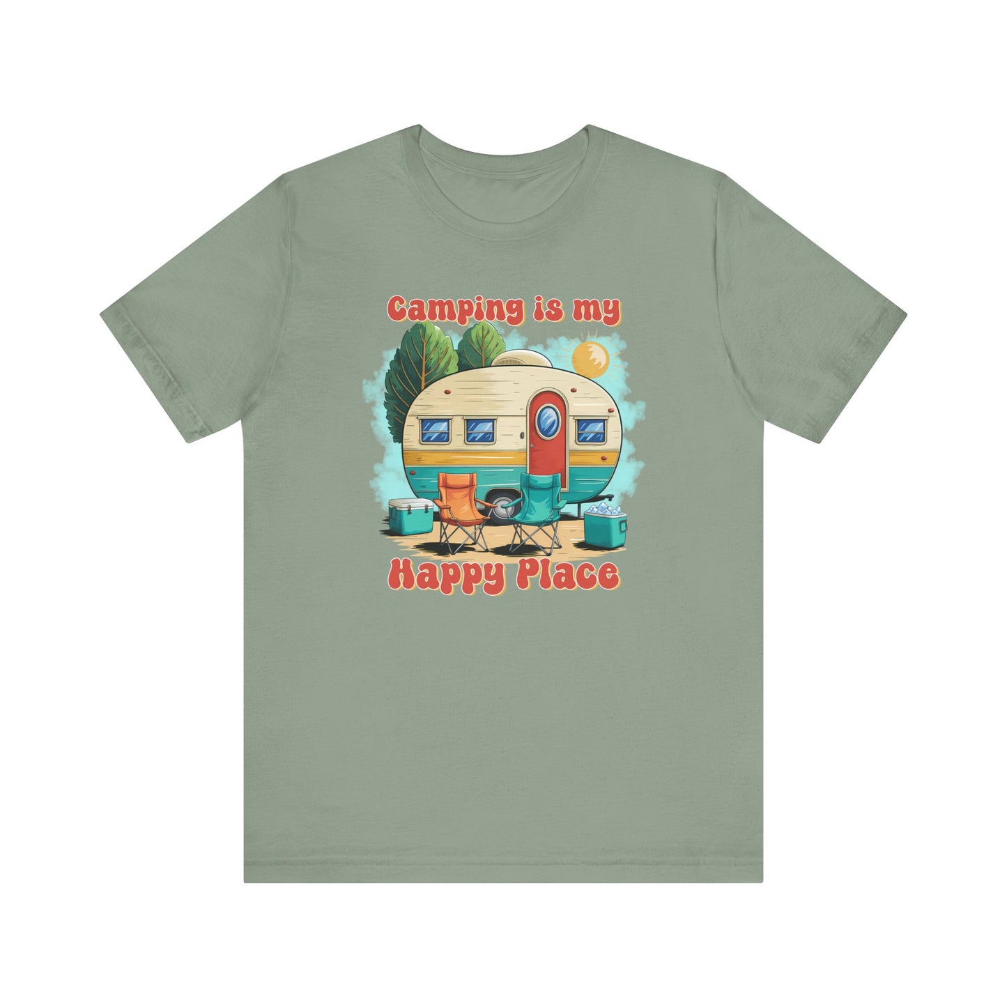 Camping is My Happy Place T-Shirt