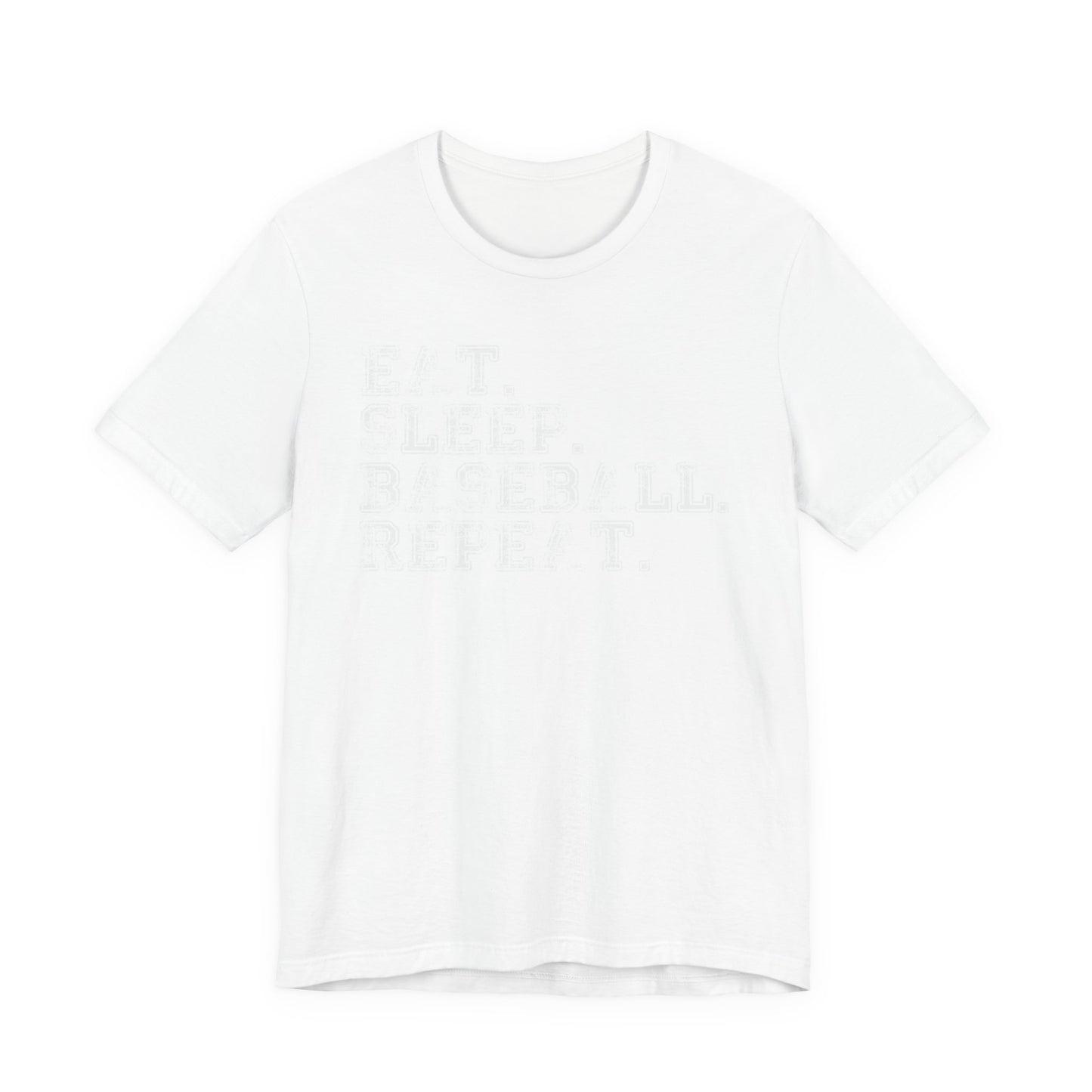EAT SLEEP BASEBALL REPEAT Baseball T-shirt