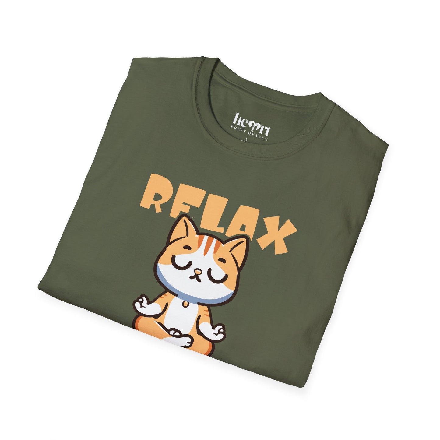 Relax and Let It Go Yoga T-Shirt – Calm and Mindful Apparel for Everyday Peace