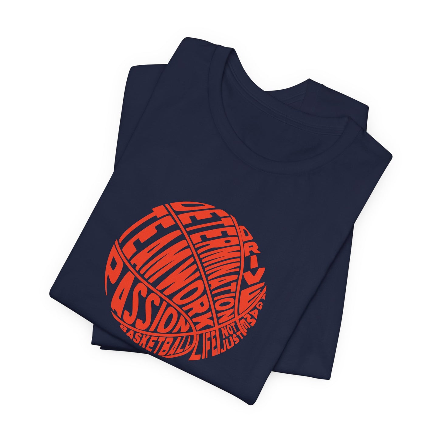 Kld-Basketball-Life Lettering Basketball T-shirt