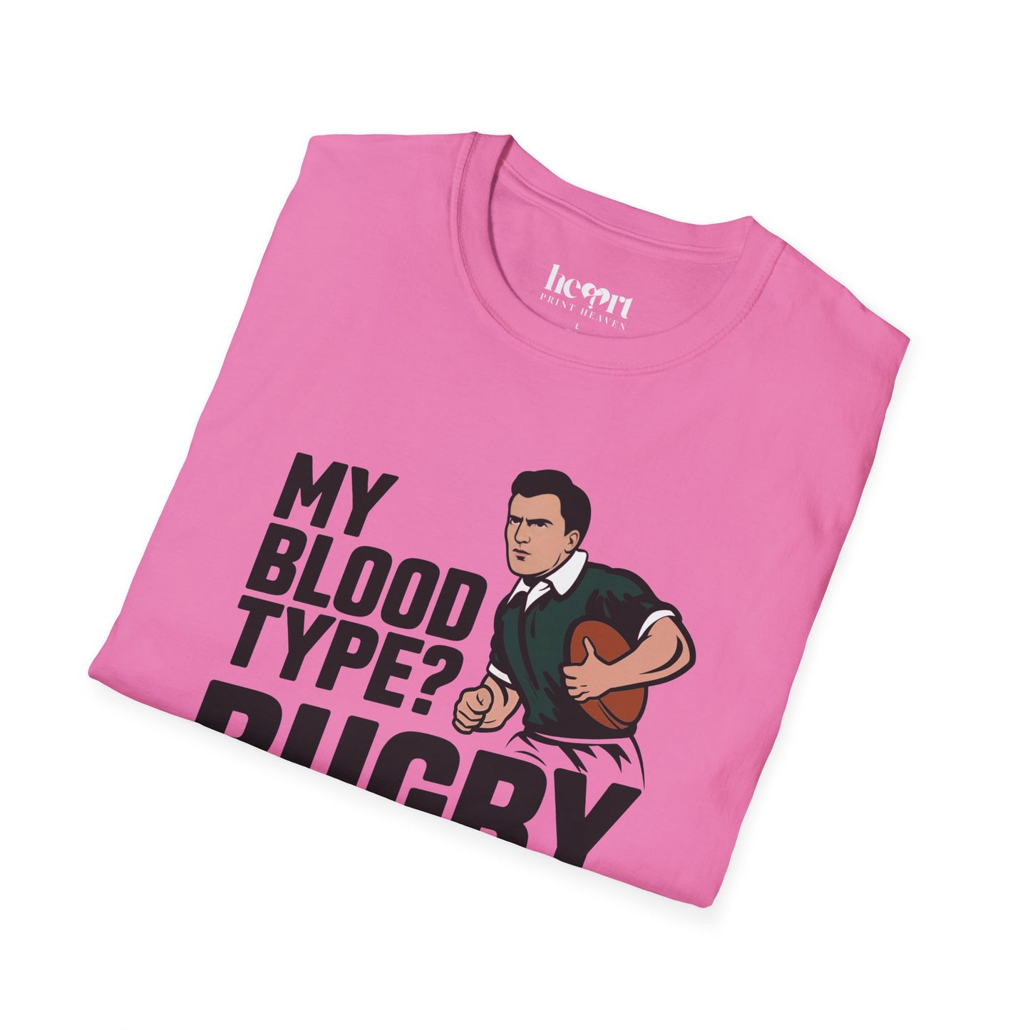 My Blood Type? Rugby Positive T-Shirt 🏉 | Funny Rugby Enthusiast Tee