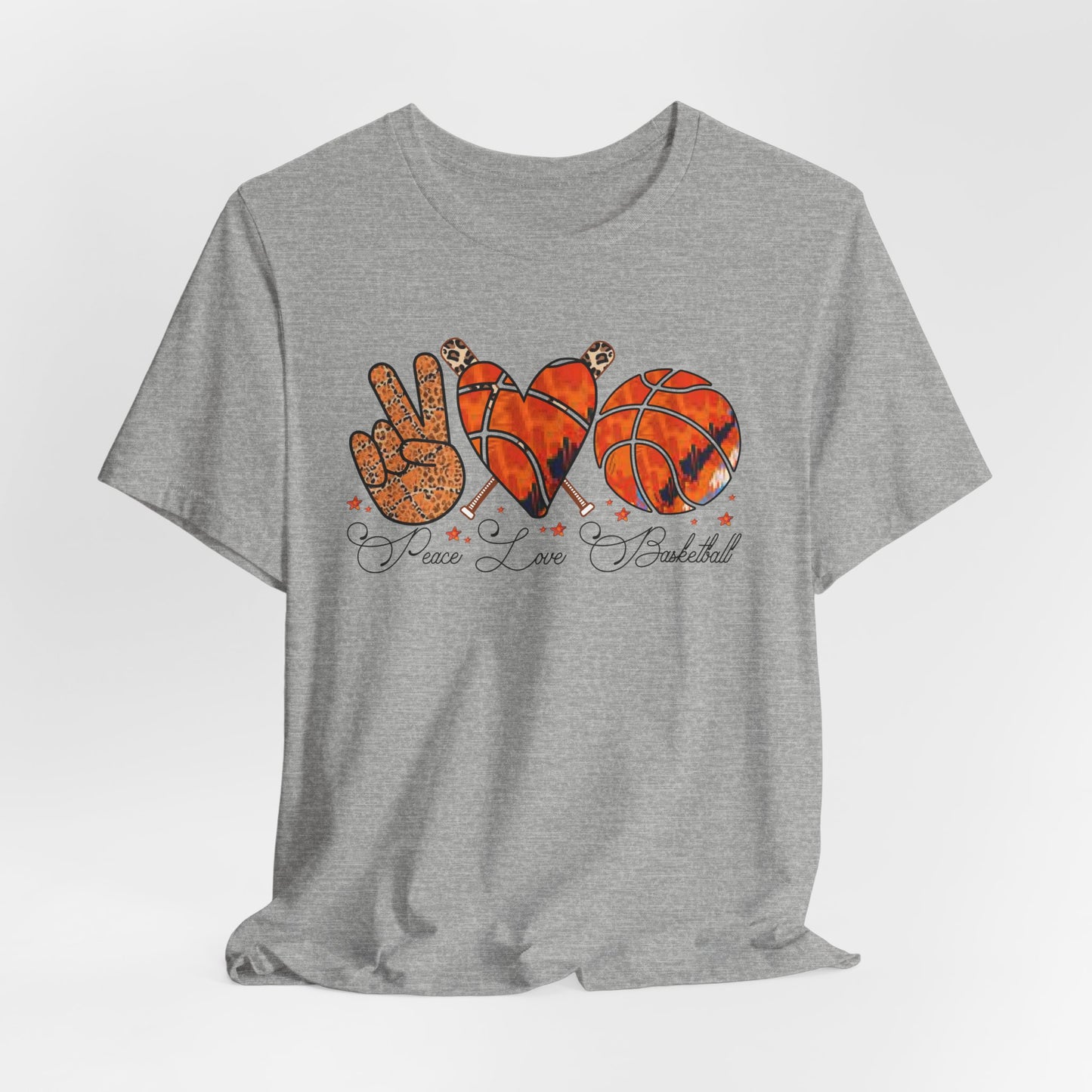Peace, Love, Basketball T-shirt