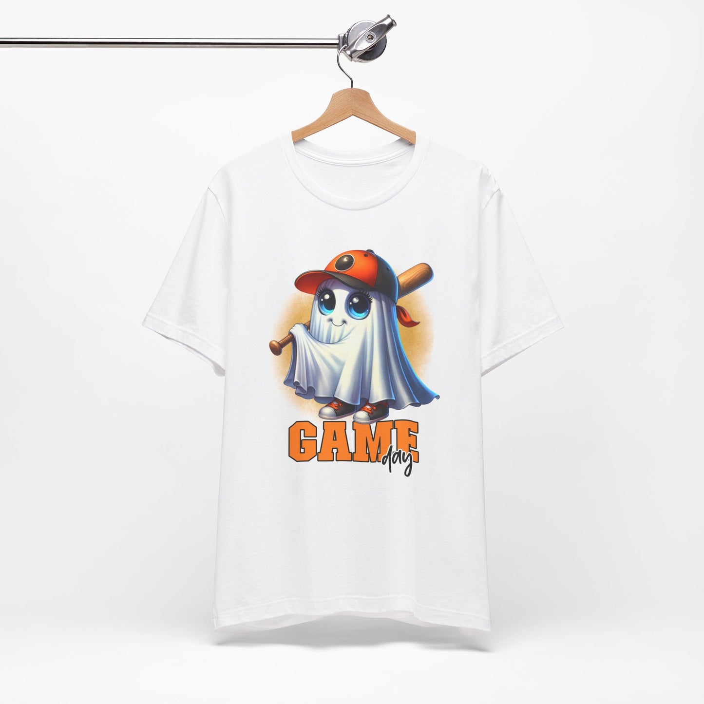 Game Day Cute Baby Ghost Baseball T-shirt