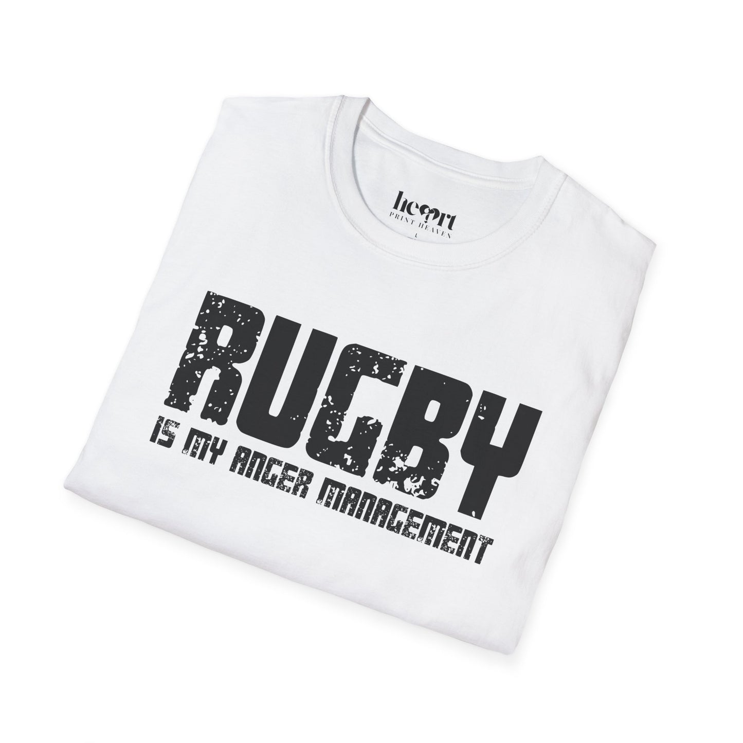 Rugby Is My Anger Management T-Shirt – Funny Rugby Lover's Tee 🏉😂