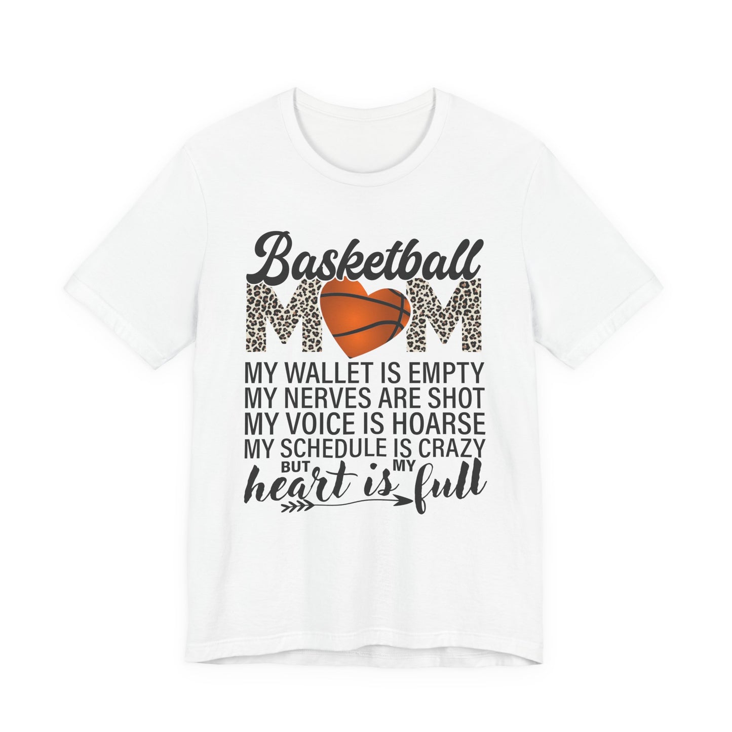Basketball Mom My Wallet Is Empty T-shirt