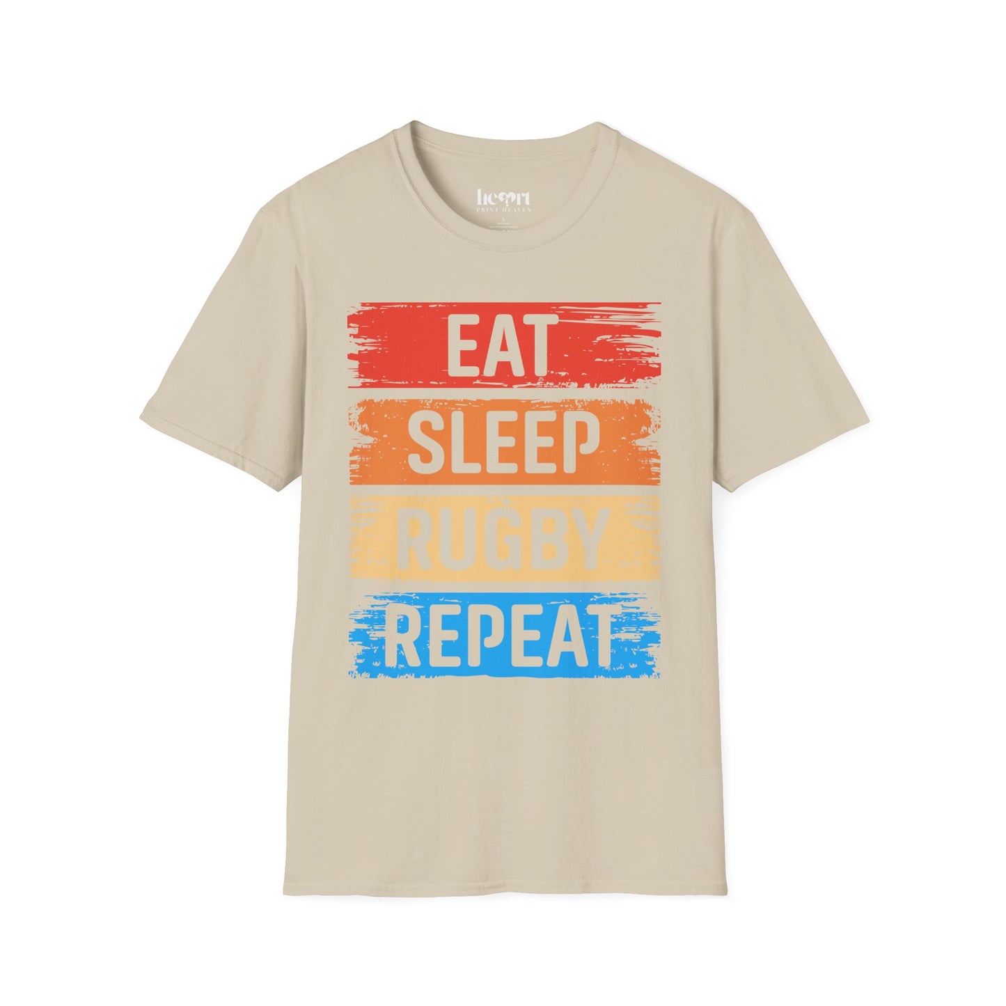 Eat Sleep Rugby Repeat T-Shirt 🏉 | Funny Rugby Gift for Players & Fans