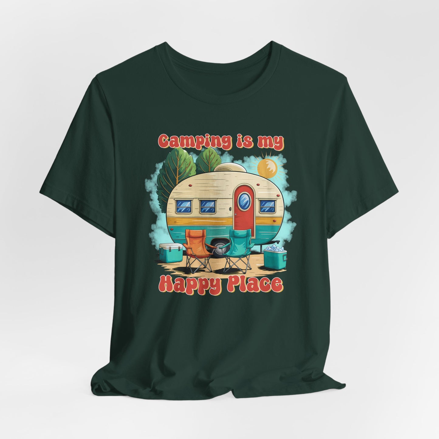 Camping is My Happy Place T-Shirt