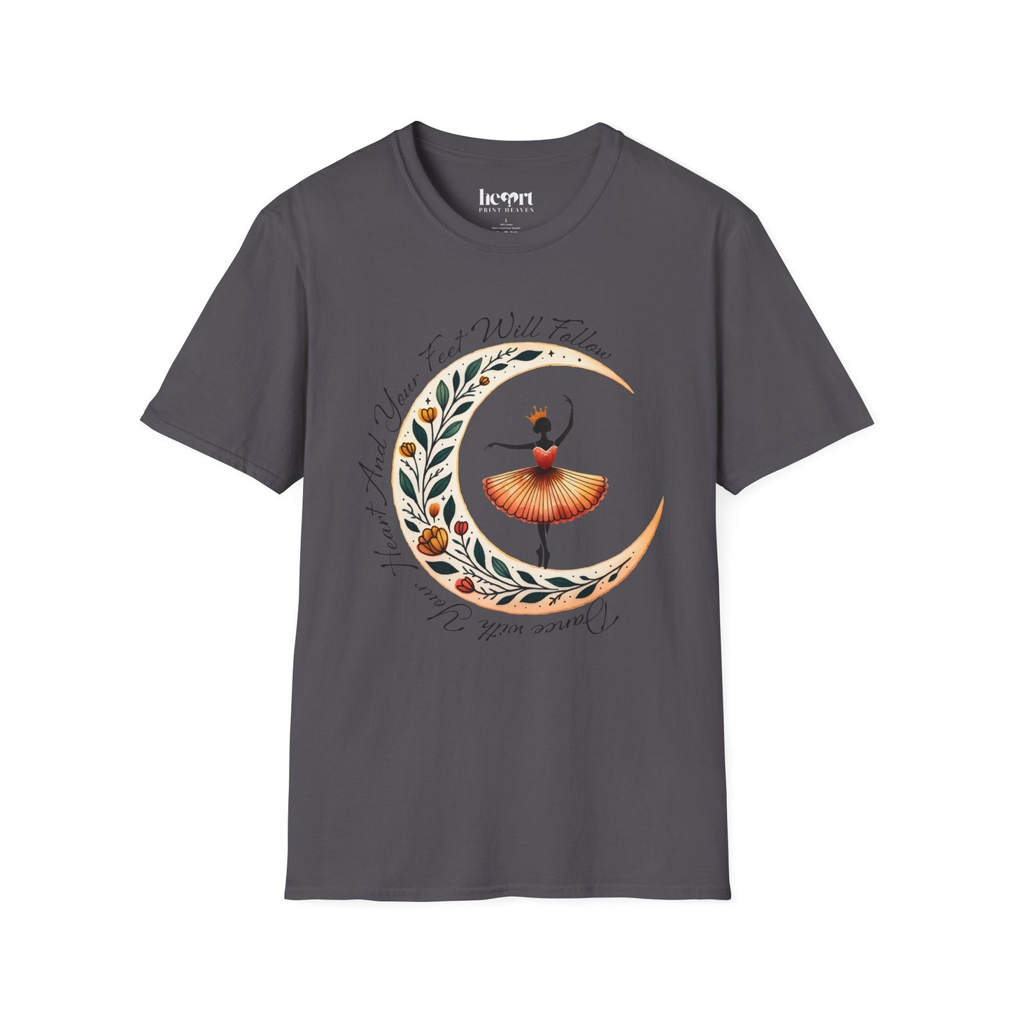 Inspirational 'Dance with Your Heart' T-Shirt – Motivational Dance Apparel for Enthusiasts 💃
