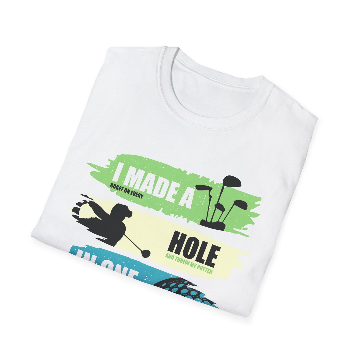 I Made a Bogey on Every Hole Golf Tee – Funny Golf Humor Sports T-Shirt
