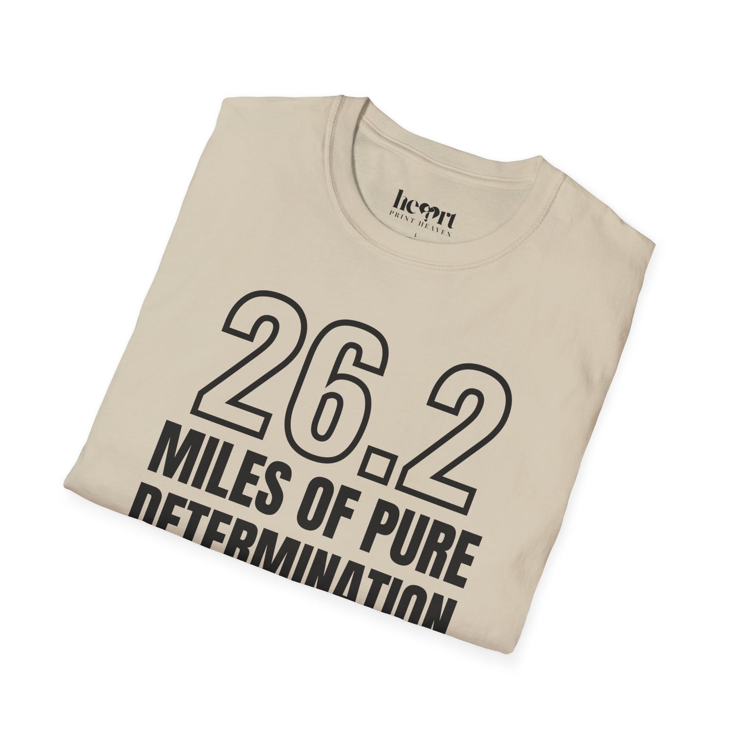26.2 Miles of Pure Determination And Snacks – Funny Marathon Running T-Shirt