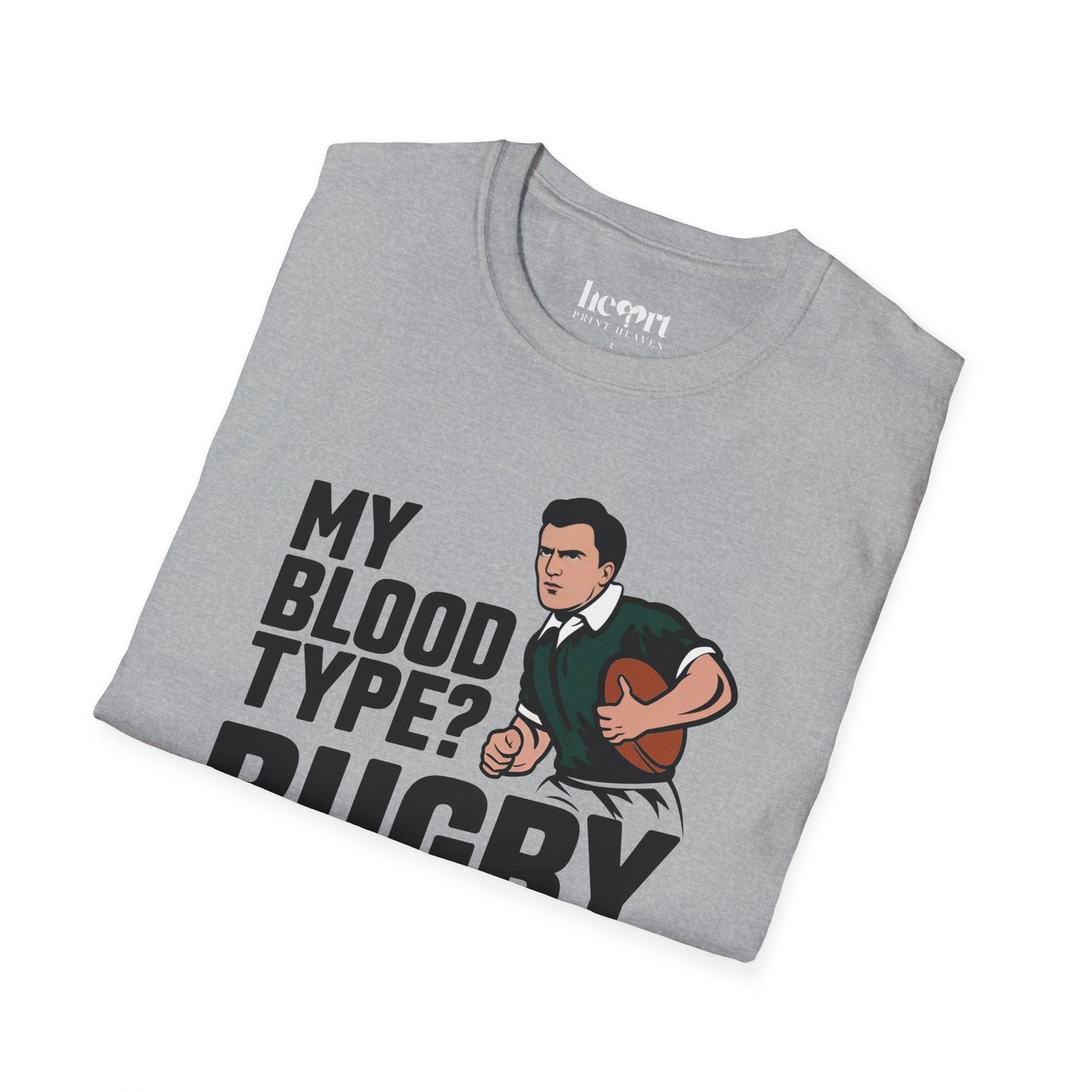 My Blood Type? Rugby Positive T-Shirt 🏉 | Funny Rugby Enthusiast Tee