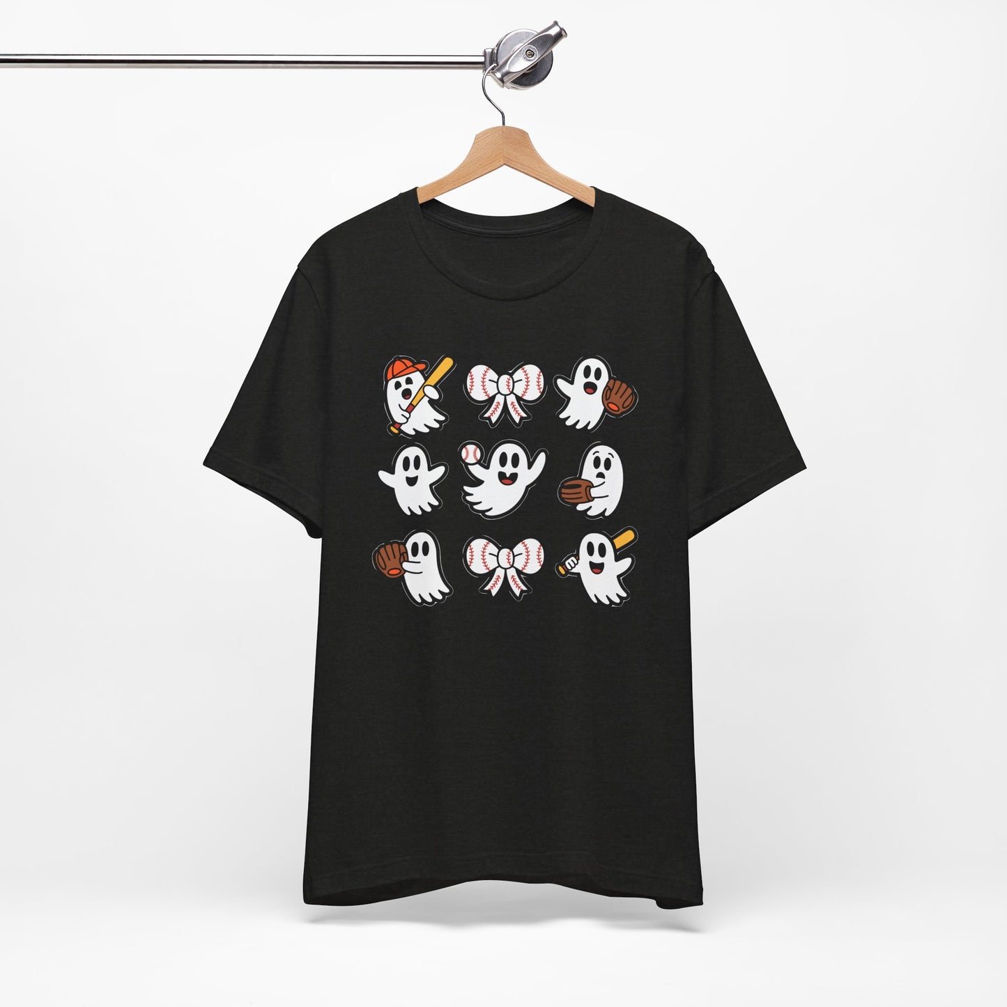 Cute Baseball Ghosts Halloween Spooky T-shirt