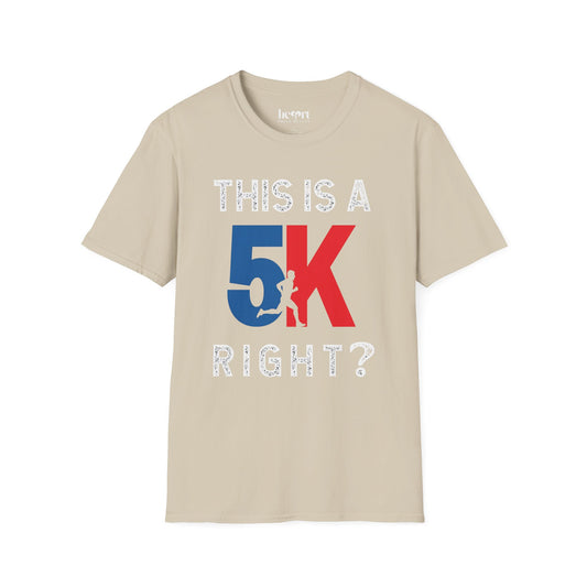 This Is a 5K Right? T-Shirt β Funny Running Shirt for Runners & Race Enthusiasts