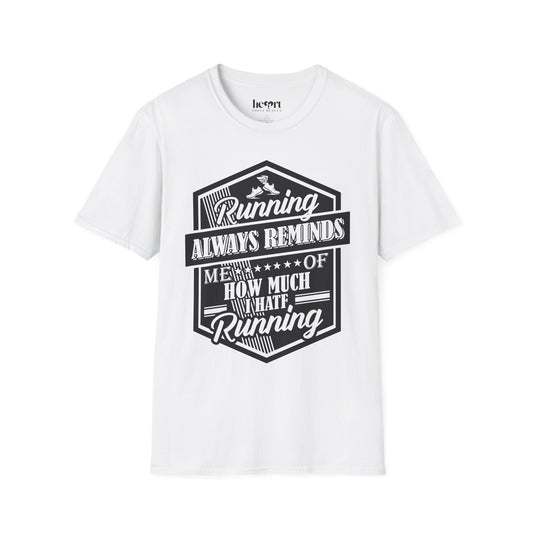 Running Always Reminds Me of How Much I Hate Running β Funny Running T-Shirt