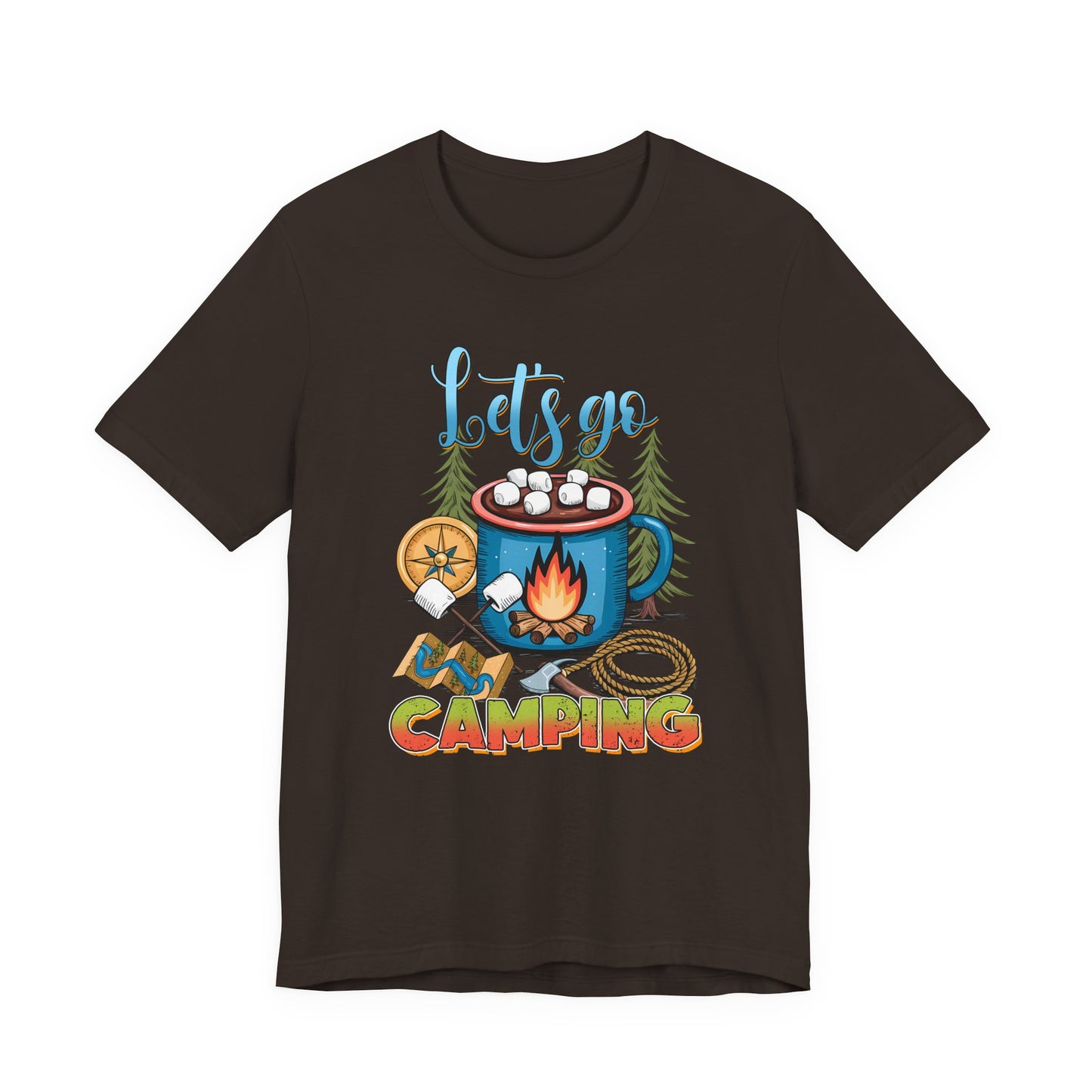 Let’s Go Camping Campfire T-Shirt