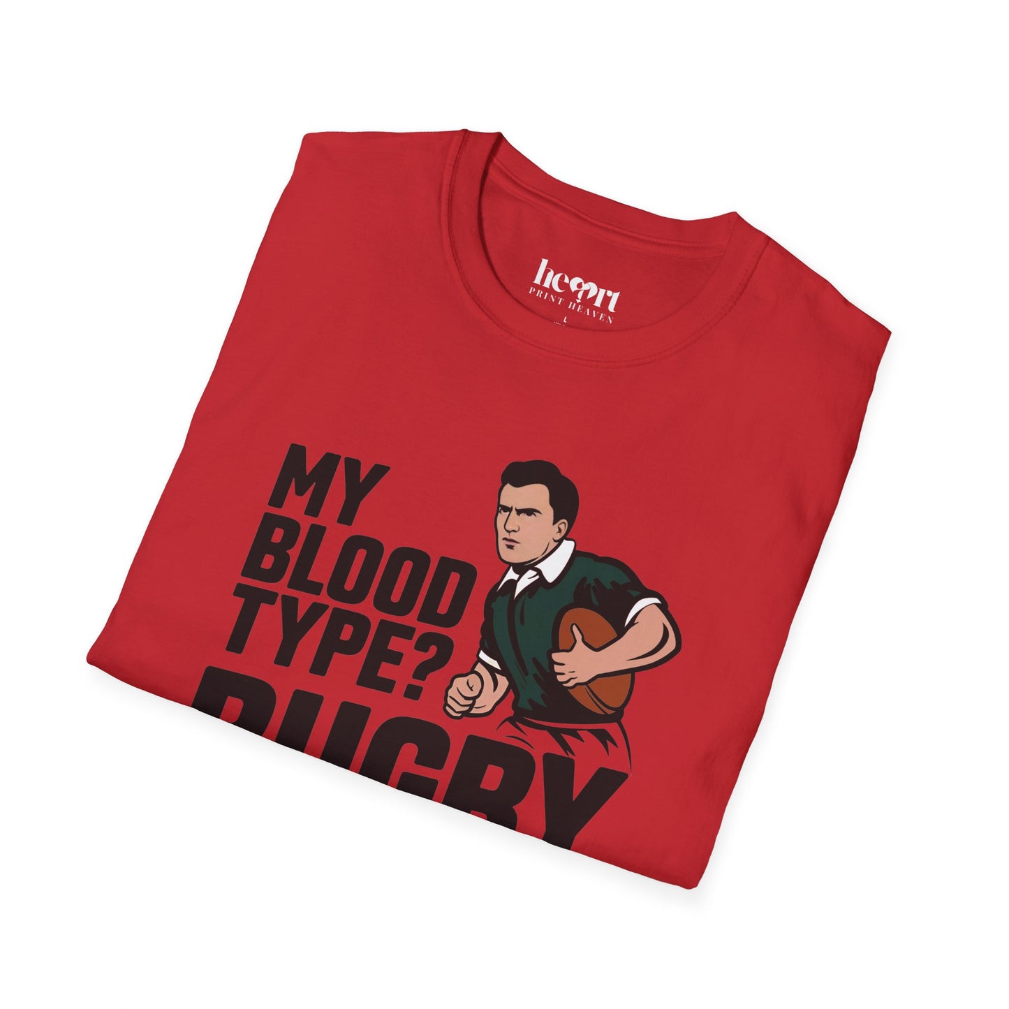 My Blood Type? Rugby Positive T-Shirt 🏉 | Funny Rugby Enthusiast Tee