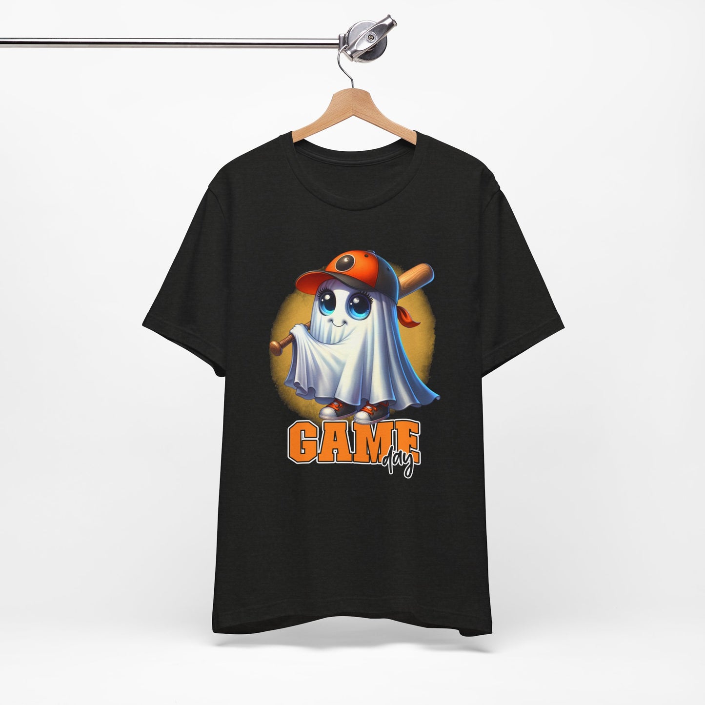 Game Day Cute Baby Ghost Baseball T-shirt