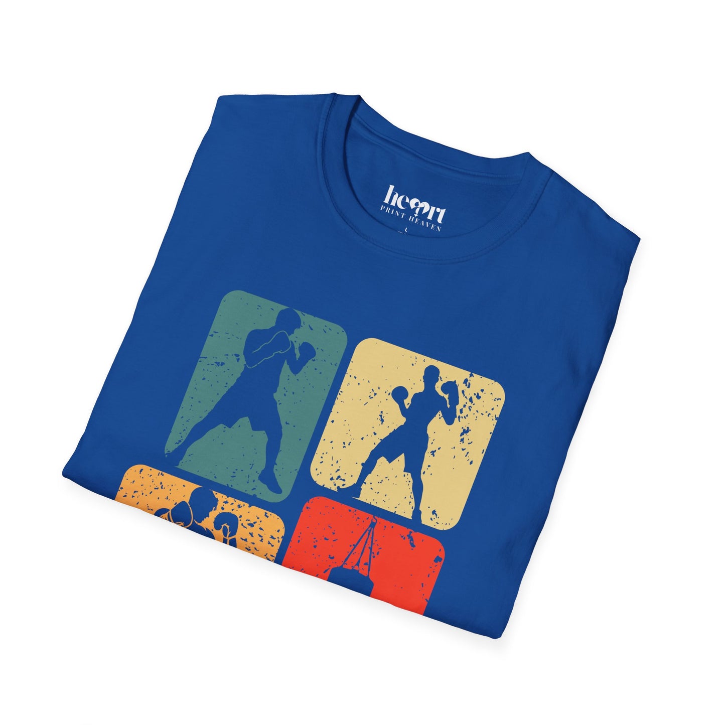 Dynamic Boxing Collage T-Shirt – Unique Graphic Tee for Boxing Enthusiasts 🥊