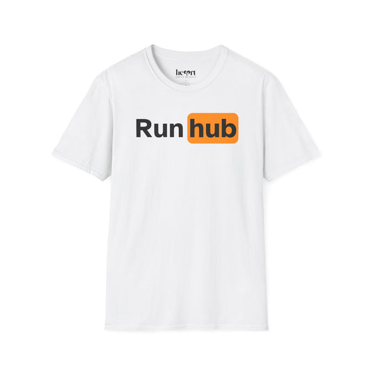 Run hub T-Shirt β Funny Running Shirt for Athletes and Humor Lovers